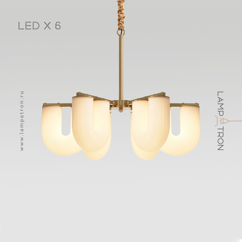 GAUTE Chandelier by Lampadom - detail view