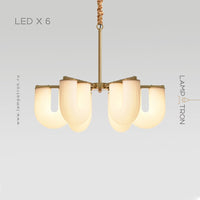GAUTE Chandelier by Lampadom - detail view