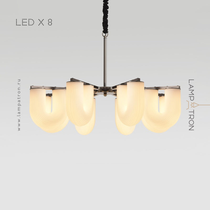 GAUTE Chandelier by Lampadom - close-up