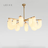 GAUTE Chandelier by Lampadom - scale reference