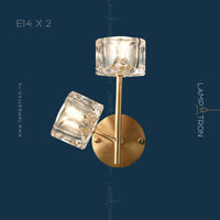 GELATO Wall Light by Lampadom - scale reference