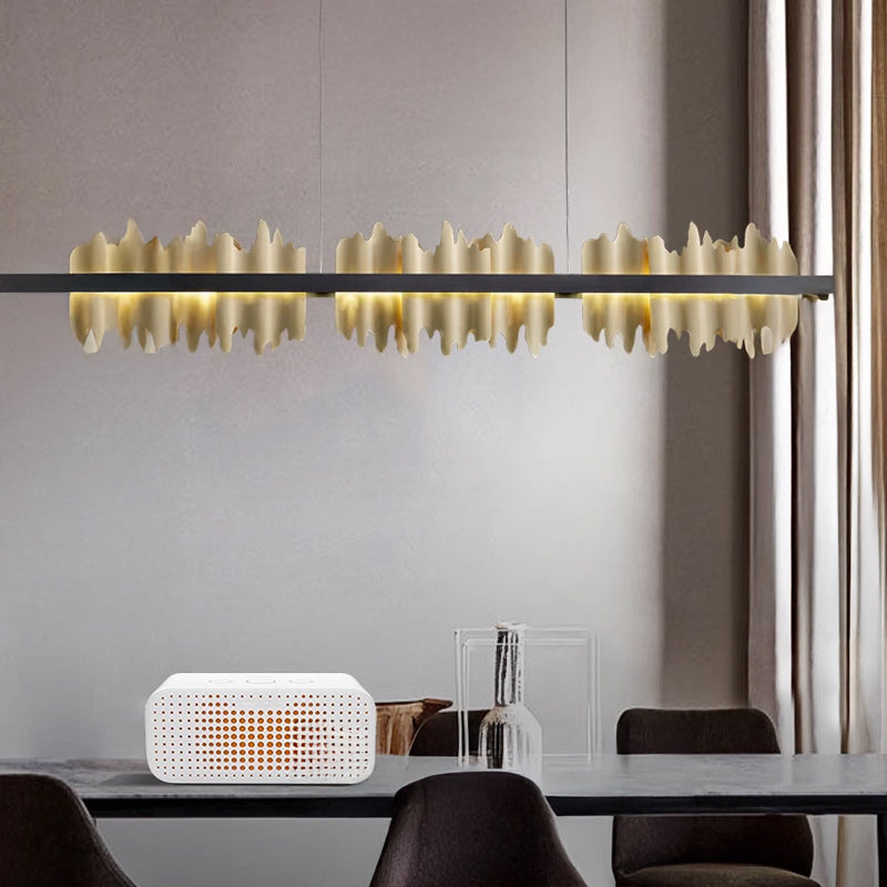 GERON Linear Chandelier by Lampadom - side view