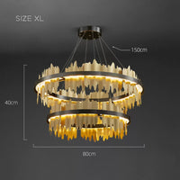 GERON Ring Chandelier by Lampadom - top view