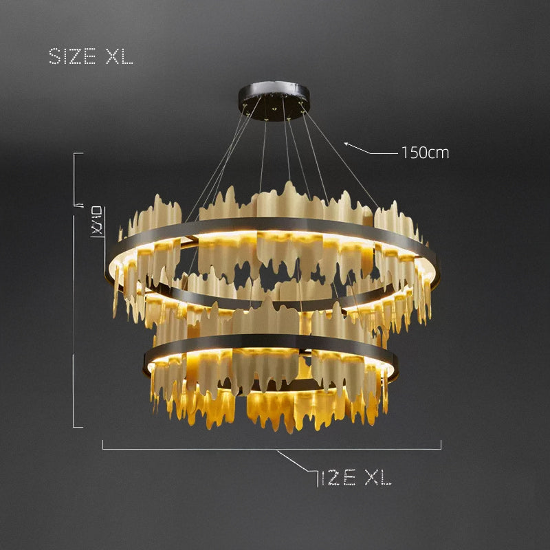 GERON Ring Chandelier by Lampadom - ambient shot