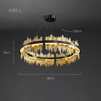 GERON Ring Chandelier by Lampadom - ambient shot