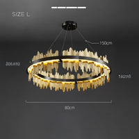GERON Ring Chandelier by Lampadom - scale reference