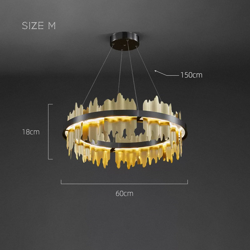 GERON Ring Chandelier by Lampadom - scale reference