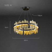 GERON Ring Chandelier by Lampadom - scale reference