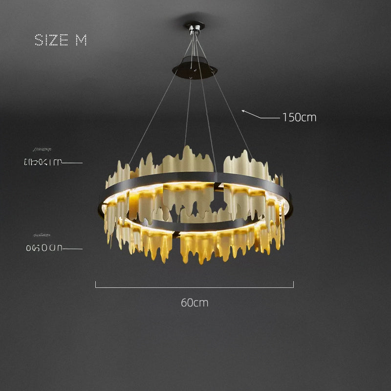 GERON Ring Chandelier by Lampadom - detail view
