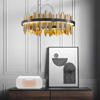 GERON Ring Chandelier by Lampadom - close-up
