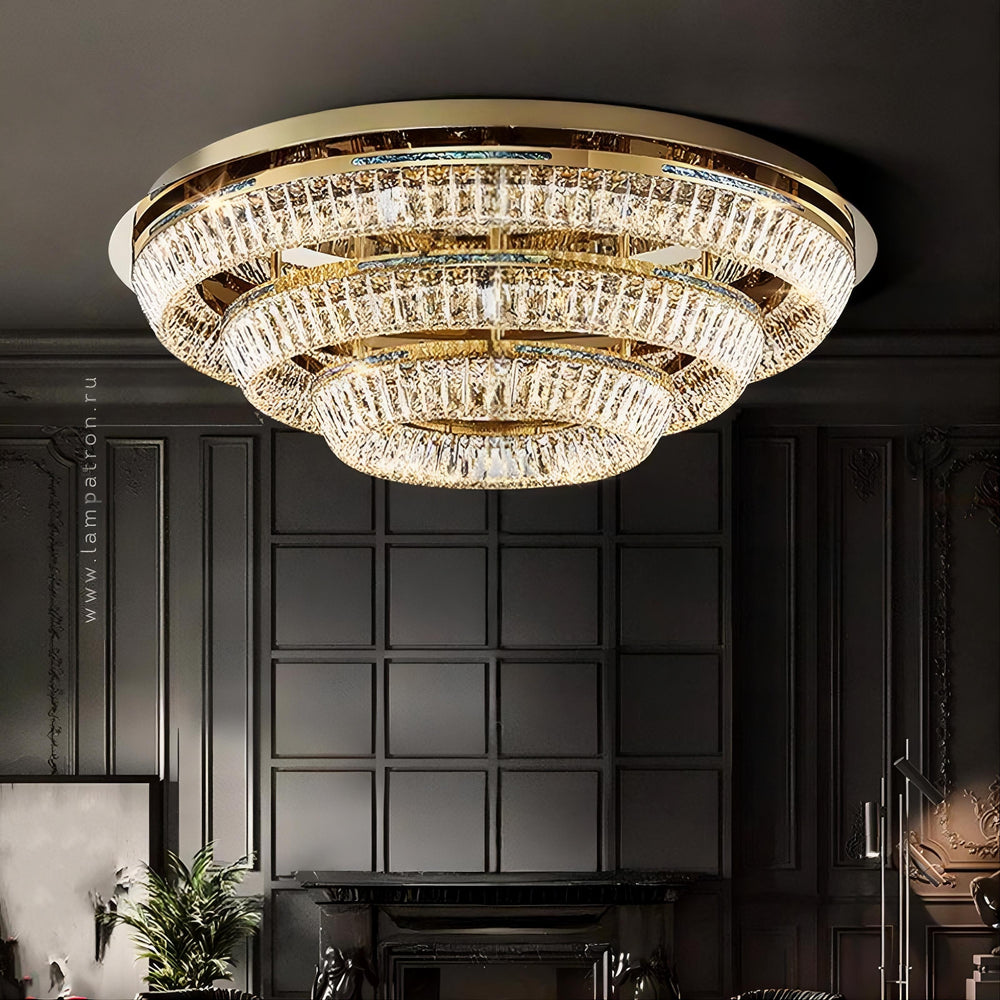 GERTRUDA B Ceiling Chandelier by Lampadom - side view