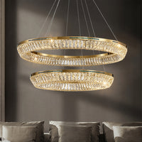 GERTRUDA LUX Ring Chandelier by Lampadom - ambient shot