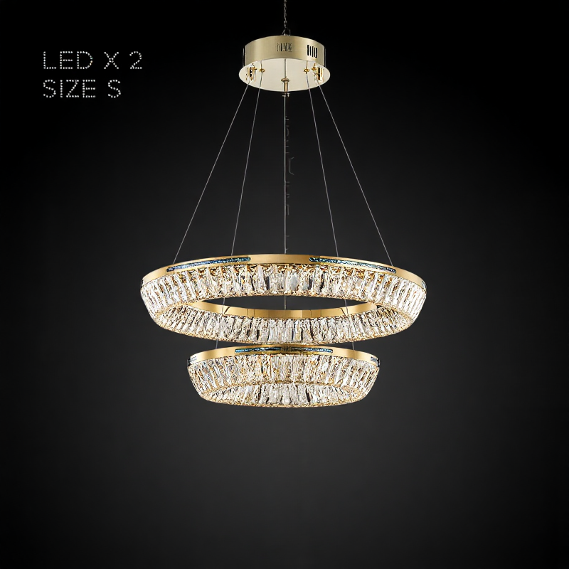 GERTRUDA LUX Ring Chandelier by Lampadom - ambient shot