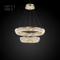 GERTRUDA LUX Ring Chandelier by Lampadom - ambient shot