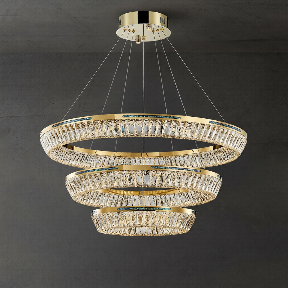 GERTRUDA LUX Ring Chandelier by Lampadom - detail view