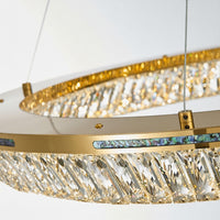 GERTRUDA LUX Ring Chandelier by Lampadom - close-up