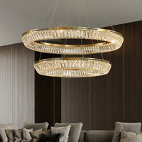 GERTRUDA LUX Ring Chandelier by Lampadom - top view