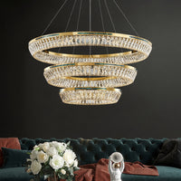 GERTRUDA LUX Ring Chandelier by Lampadom - close-up