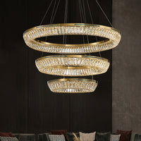 GERTRUDA LUX Ring Chandelier by Lampadom - angle view