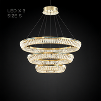 GERTRUDA LUX Ring Chandelier by Lampadom - angle view