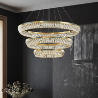 GERTRUDA LUX Ring Chandelier by Lampadom - side view