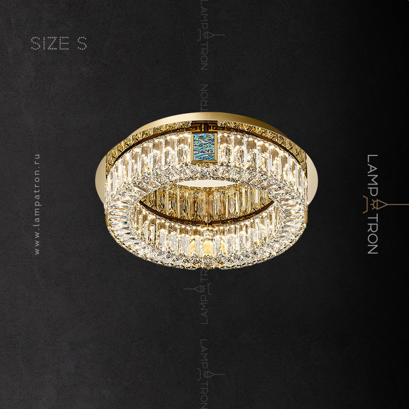 GERTRUDA Ceiling Chandelier by Lampadom - scale reference