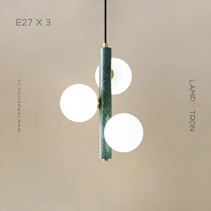 GERVIN Pendant by Lampadom - side view