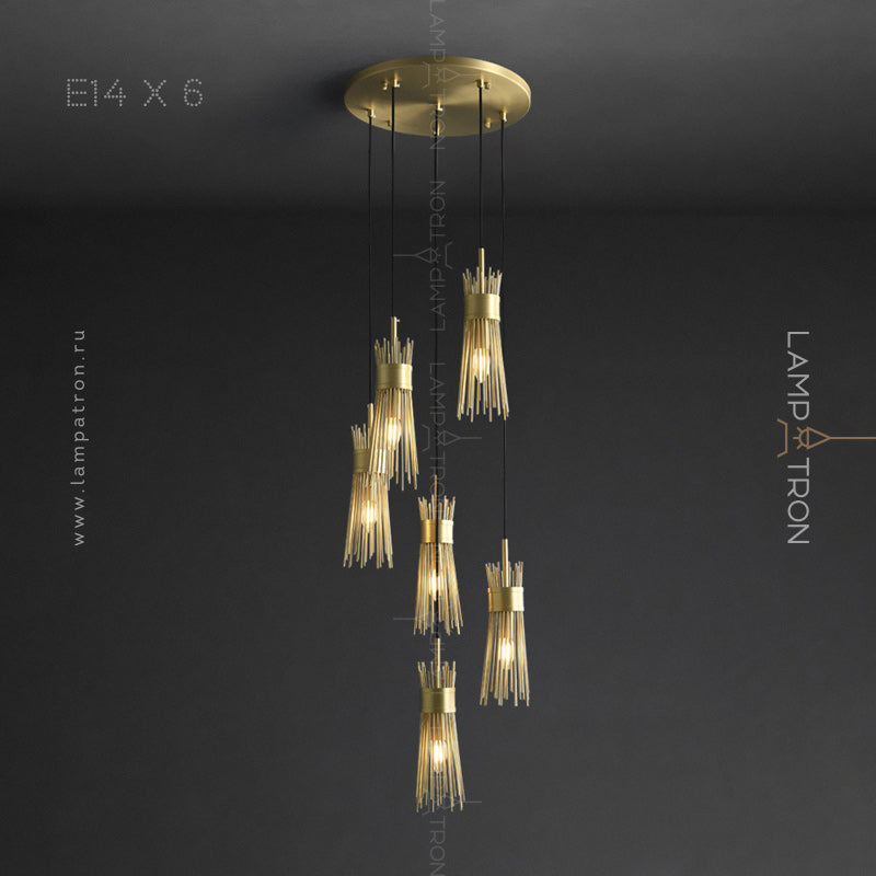 GISKEN MORE Cascade Light by Lampadom - close-up