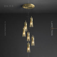 GISKEN MORE Cascade Light by Lampadom - close-up