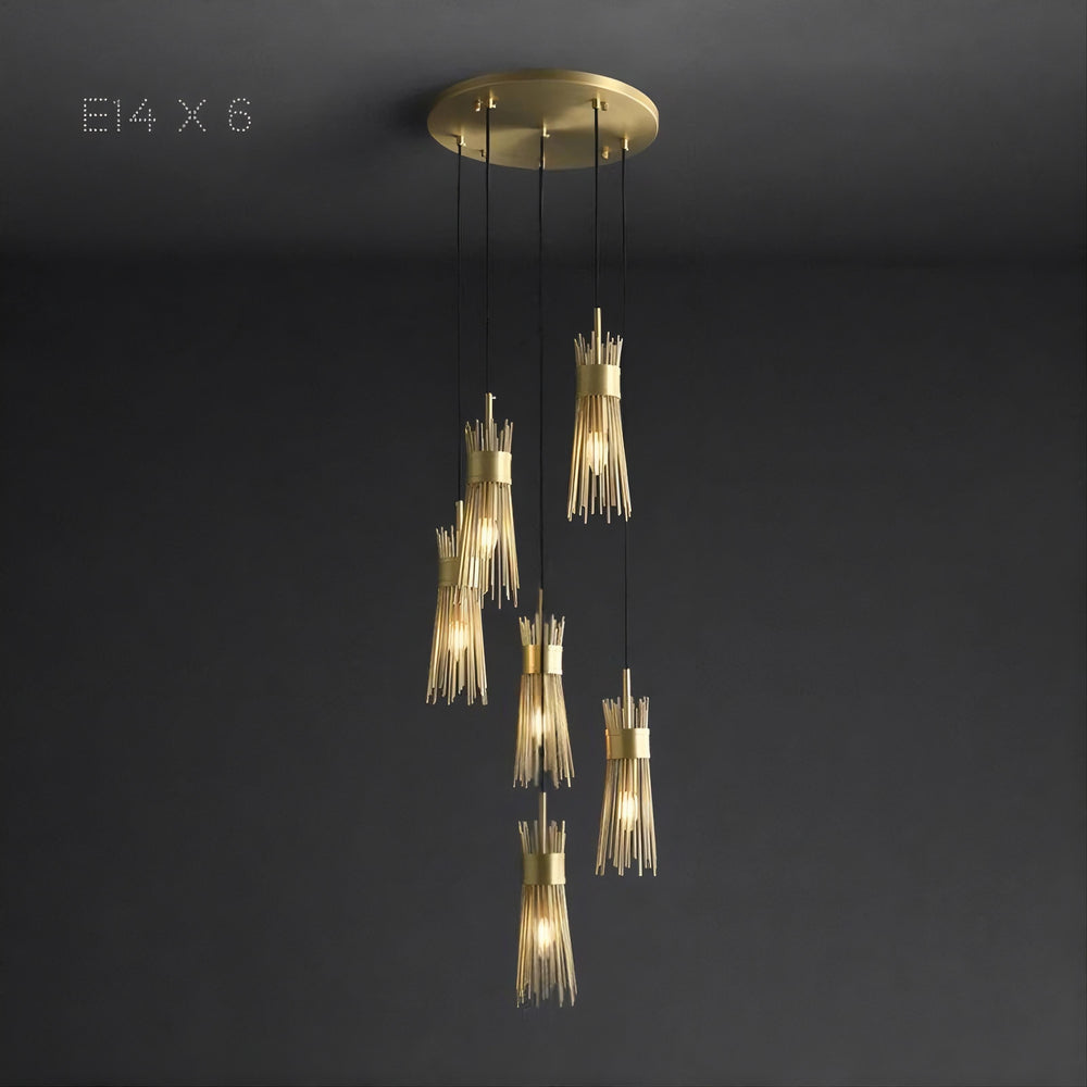 GISKEN MORE Cascade Light by Lampadom - scale reference