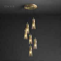 GISKEN MORE Cascade Light by Lampadom - scale reference