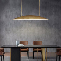 GLADE CH Linear Chandelier by Lampadom - side view