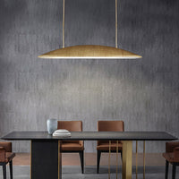 GLADE CH Linear Chandelier by Lampadom - side view