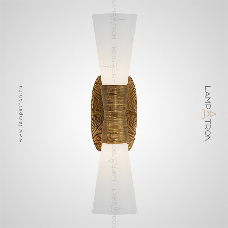 GLADE Wall Light by Lampadom - scale reference