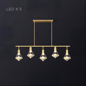 GLASGOW Linear Chandelier by Lampadom