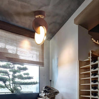 GLATT WOOD Ceiling Chandelier by Lampadom - scale reference