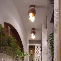 GLATT WOOD Ceiling Chandelier by Lampadom - ambient shot