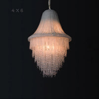 GLISSADA Chandelier by Lampadom - side view