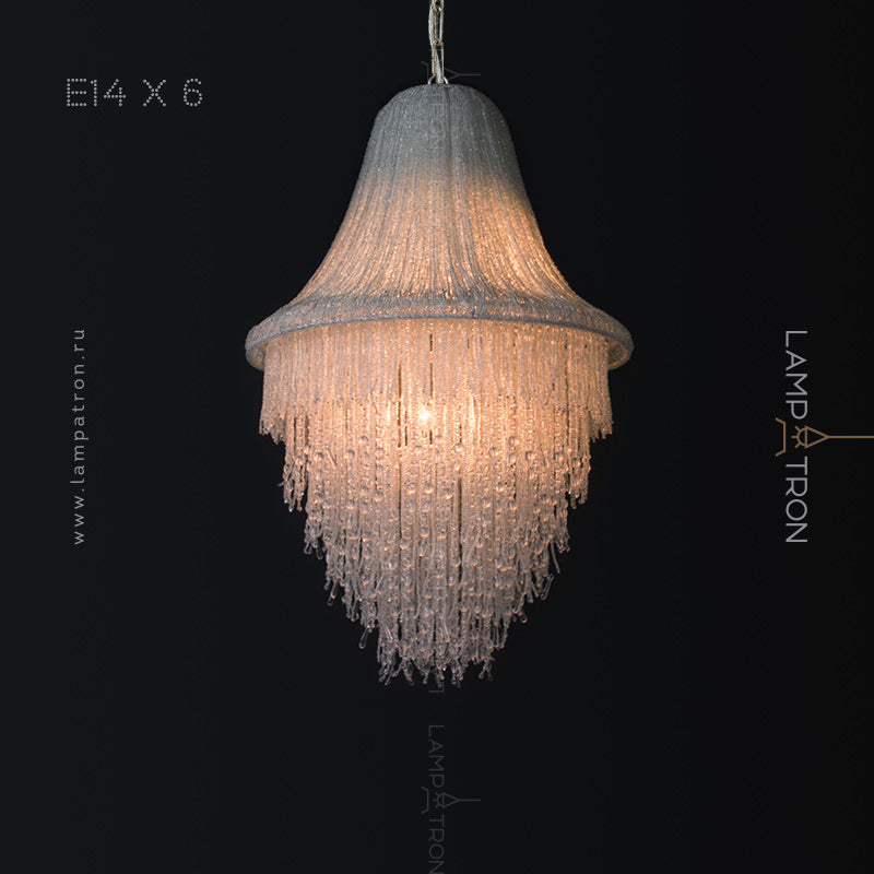GLISSADA Chandelier by Lampadom - detail view
