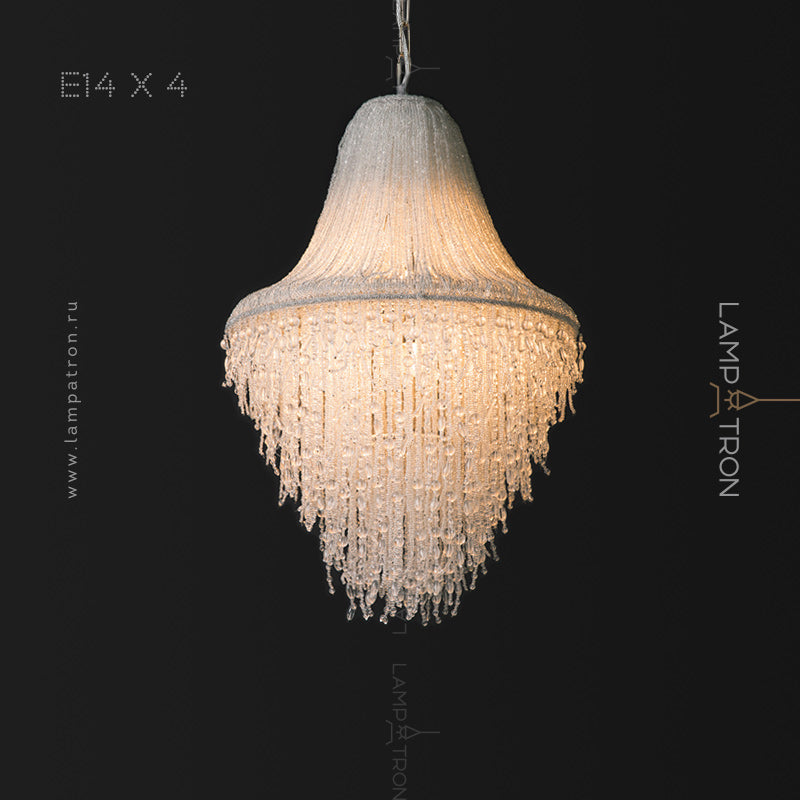 GLISSADA Chandelier by Lampadom - close-up