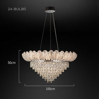 GLORIA Chandelier by Lampadom - angle view