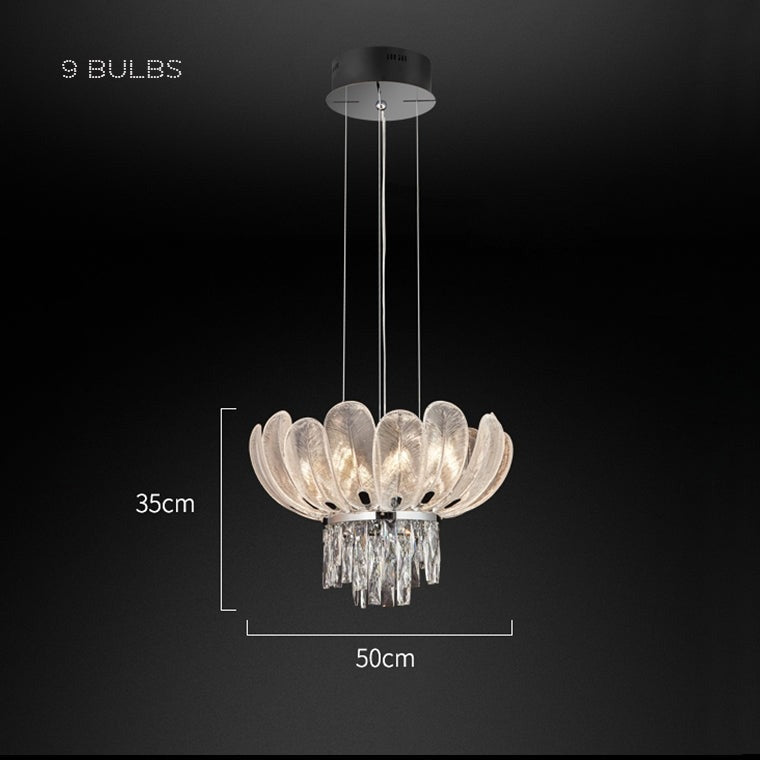GLORIA Chandelier by Lampadom - scale reference