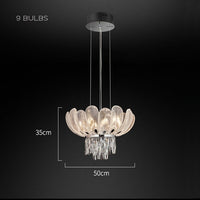 GLORIA Chandelier by Lampadom - scale reference
