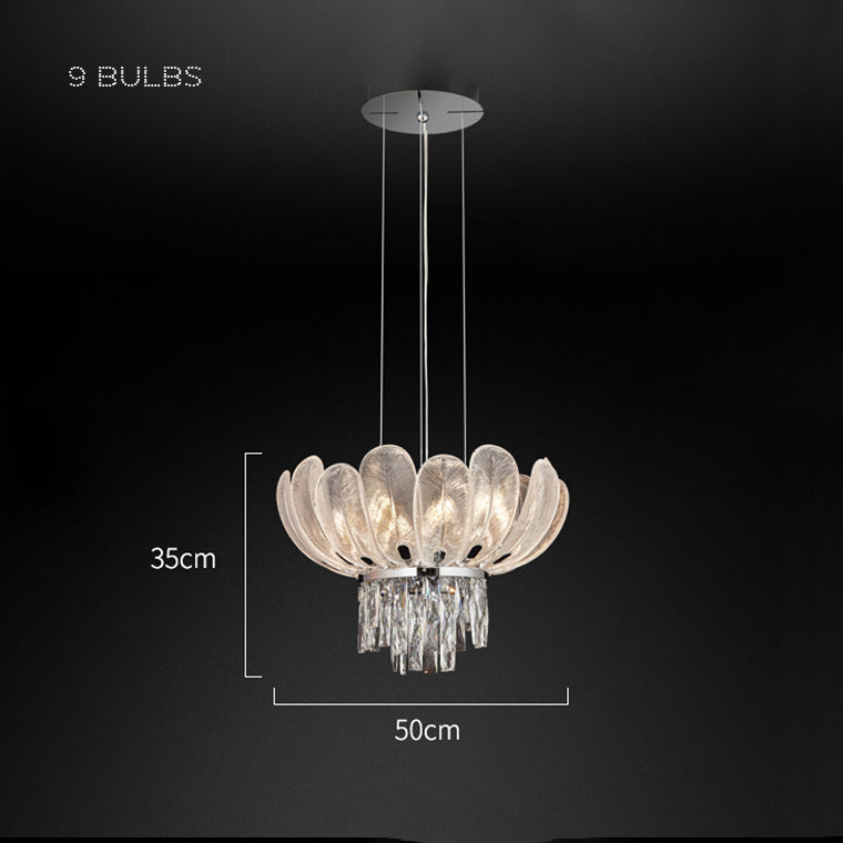 GLORIA Chandelier by Lampadom - scale reference