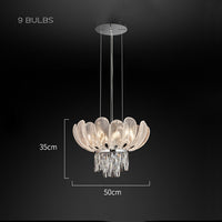 GLORIA Chandelier by Lampadom - scale reference