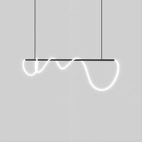 GLORIFY BLACK Linear Chandelier