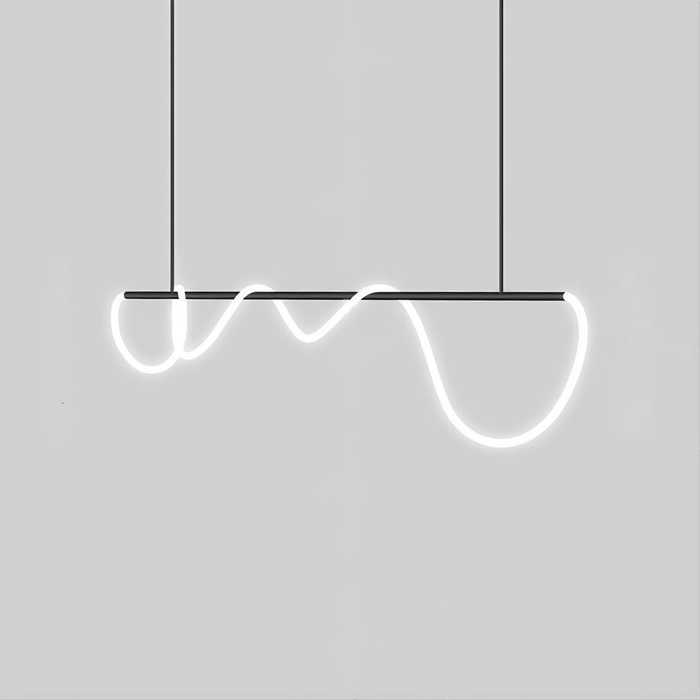 GLORIFY BLACK Linear Chandelier