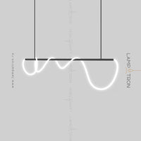 GLORIFY BLACK Linear Chandelier