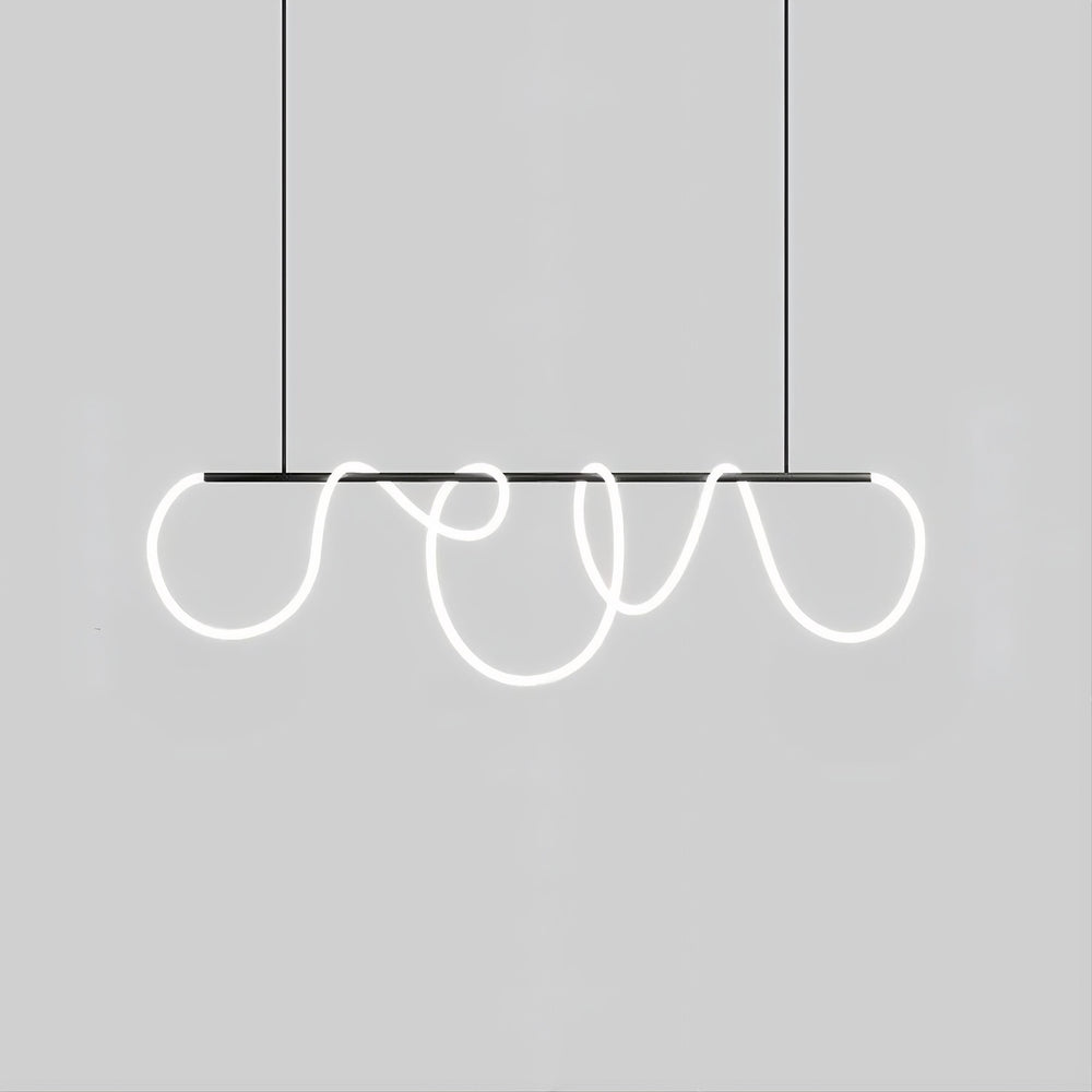 GLORIFY BLACK Linear Chandelier