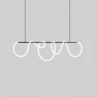 GLORIFY BLACK Linear Chandelier
